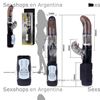 Vibrador rotativo punta G y estimulador de clitoris. 12 velocidades